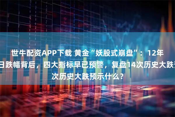世牛配资APP下载 黄金“妖股式崩盘”：12年来最大单日跌幅背后，四大指标早已预警，复盘14次历史大跌预示什么？