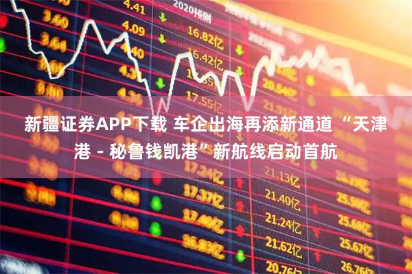 新疆证券APP下载 车企出海再添新通道 “天津港－秘鲁钱凯港”新航线启动首航