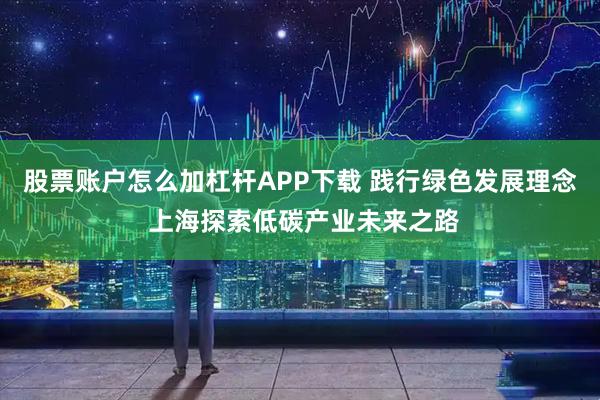 股票账户怎么加杠杆APP下载 践行绿色发展理念 上海探索低碳产业未来之路