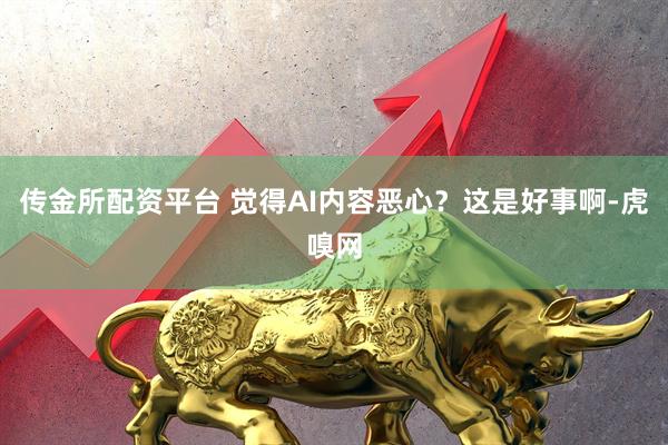 传金所配资平台 觉得AI内容恶心？这是好事啊-虎嗅网